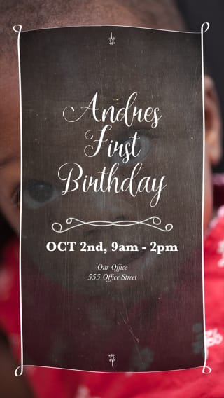 Text Message Invite Designs for Boys 1st Birthday Party
