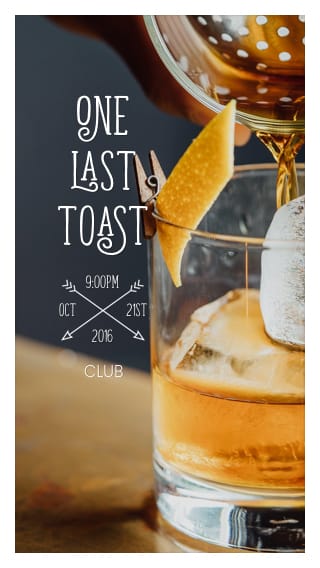 Text Message Invite Designs for Craft Cocktail Batchelor Party