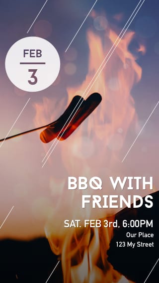 Text Message Invite Designs for Friendship Hot Dog Barbecue