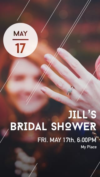 Text Message Invite Designs for Bridal Shower Dinner