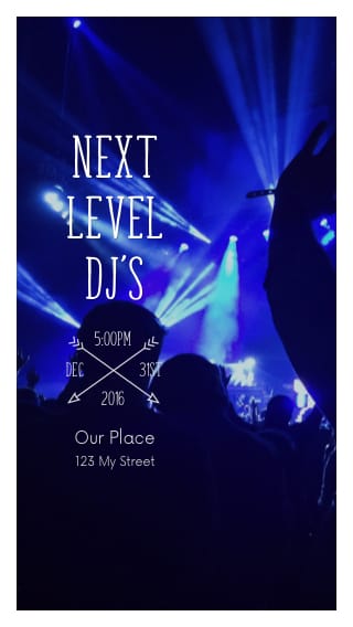Text Message Invite Designs for Next Level DJs