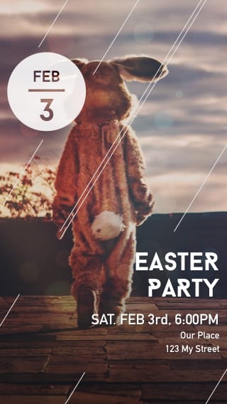 Text Message Invite Designs for Easter Party
