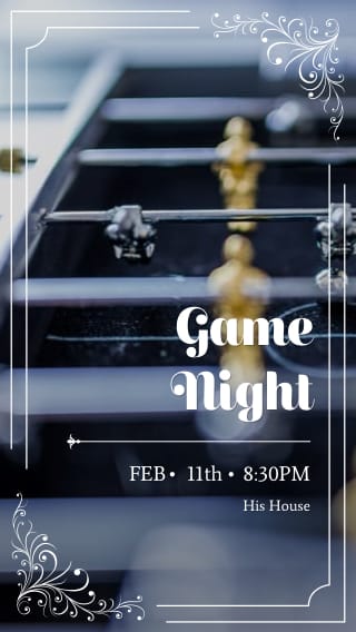 Text Message Invite Designs for Game Night