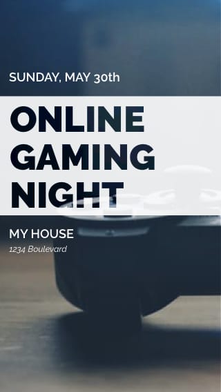 Text Message Invite Designs for Online Gaming Night
