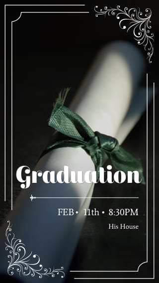 Text Message Invite Designs for Graduation Party