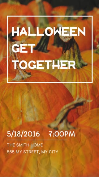 Text Message Invite Designs for Halloween Get Together