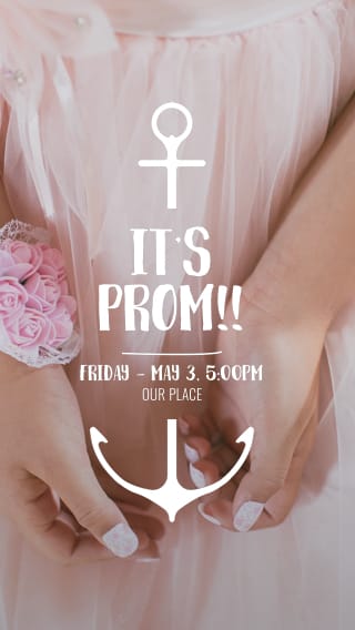 Text Message Invite Designs for It's Prom