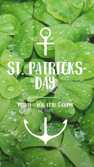 Text Message Invite Designs for Saint Patrick's Dat Party