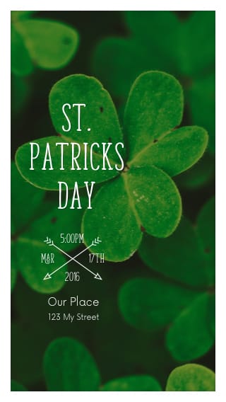 Text Message Invite Designs for St. Patrick's Day Bar Crawl