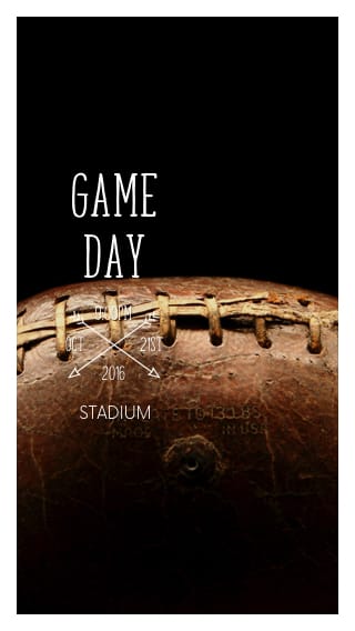 Text Message Invite Designs for Football Game Day