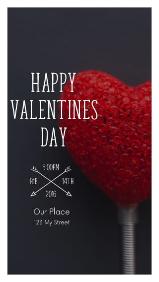 Free Text Message Invitations for Valentine's Day Events