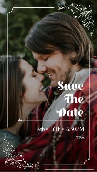 Text Message Invite Designs for Wedding Save the Date