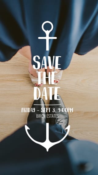 Text Message Invite Designs for Save the Date for Us