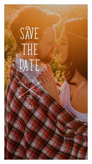 Text Message Invite Designs for Save the Date for our Wedding